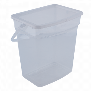 Storage container with handle 6L. (transparent)