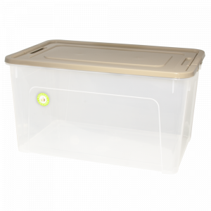 Container "Smart Box" 27L. "Practice" (transparent / cocoa / cocoa)