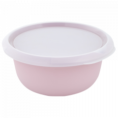 Kitchen bowl with lid 1,75L. (freesia / transparent)