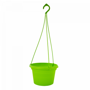 Flowerpot "Gloria" with hanger 25x16cm. (olive)