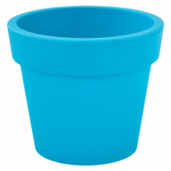 Flowerpot "Gamma" 14x12cm. (turquoise)