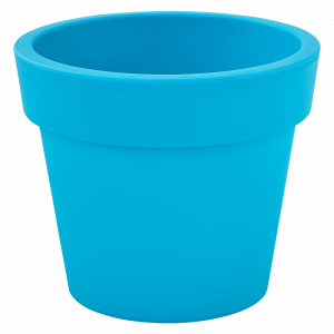 Flowerpot "Gamma" 14x12cm. (turquoise)