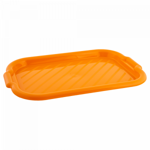 Rectangular tray 45x30x4cm. (light orange)