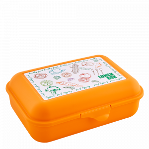 Sandwich box (Lunch, light orange)