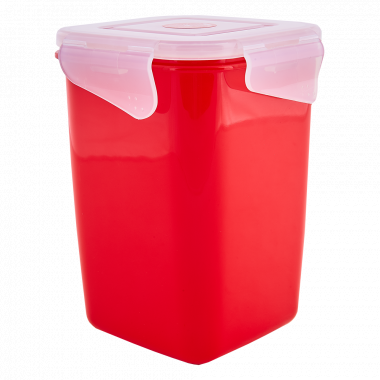 Universal container "Fiesta" deep 1L. (red velvet / transparent)