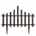 Set for lawn fence "Fence" (dark brown)