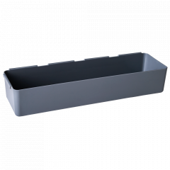 Universal tray 254x73x45mm. (gray matt)