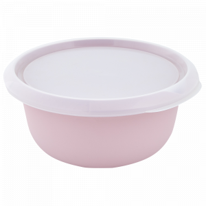 Kitchen bowl with lid 2,75L. (freesia / transparent)