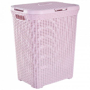 Laundry bin "Rattan" 50 L  (freesia)