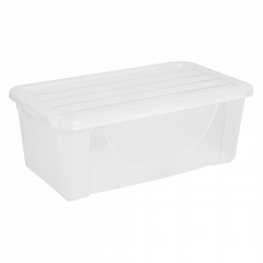 Storage box with lid  6L. (transparent)