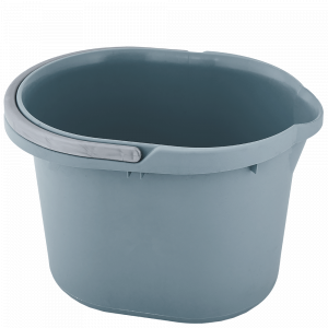 Pail for cleaning 15L. (gray blue)