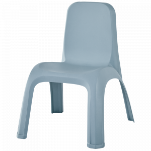Children's chair (gray blue)
