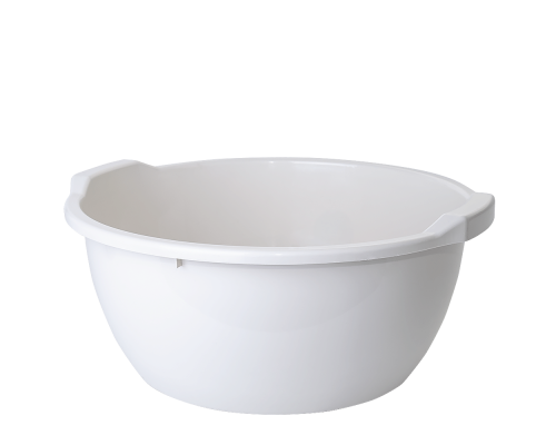 Round basin 12L (white rose)