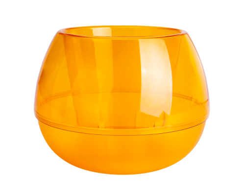 Flowerpot "Sphere" d10cm (amber)