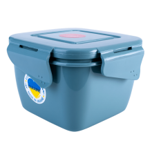 Universal container "Fiesta" square 0,45L (gray blue)