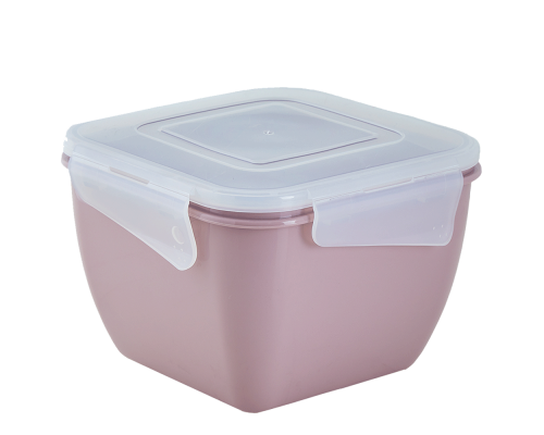 Universal container "Fiesta" square 0,45L (freesia / transparent)