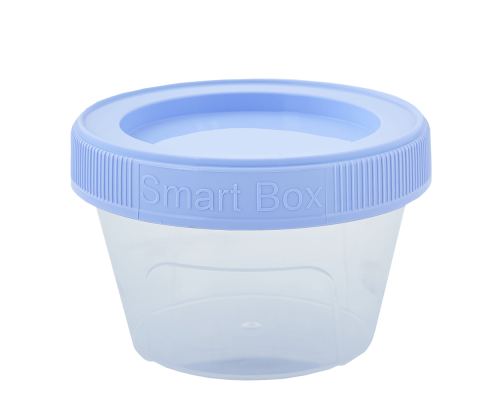 Container "Smart Box" round 0,2L (transparent / lilac)