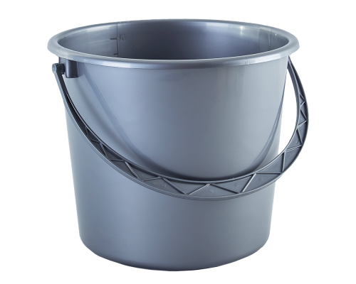 Round pail 8L (gray)