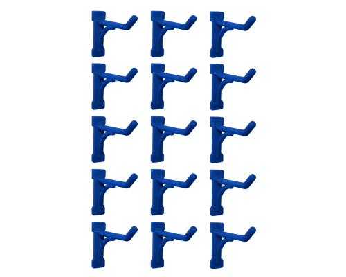 Крючок большой 12х40х60мм. (15шт.) (синий)