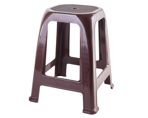 Stool "Pif" (dark brown)