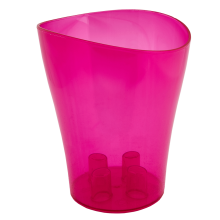 Flowerpot "Nika" for orchids 16x19cm (ruby transparent)