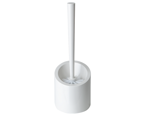 Toilet brush with stand "Aqua" (white rose)