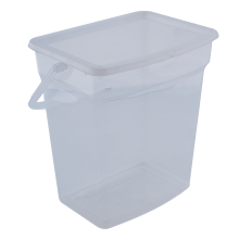 Storage container with handle 6L (transparent)