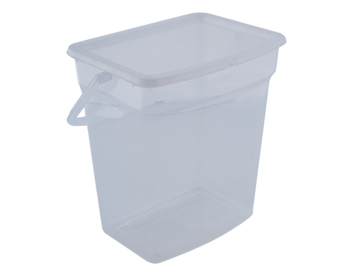 Storage container with handle 6L (transparent)