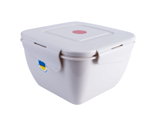 Universal container "Fiesta" square 1,5L (white rose)