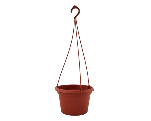 Flowerpot "Gloria" with hanger 25x16cm (terracotta)