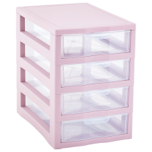 Universal organizer for 4 drawers (freesia / transparent)