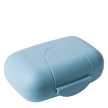 Traveling soap dish (gray blue)