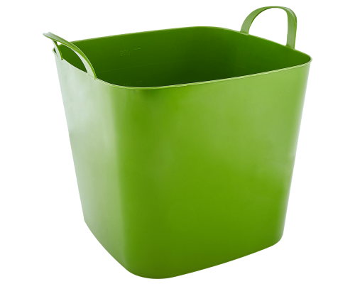 Soft building square bucket 22 L (khaki)