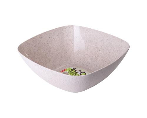 Salad bowl 240x240x95mm ECO WOOD (white rose)