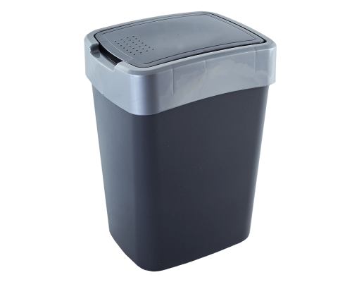 Garbage bin Euro 10L (granite / gray)