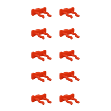 Clip 12x30x35mm (10pcs) (orange)