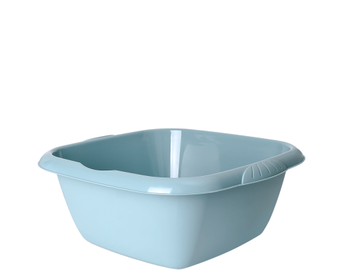 Square basin "Euro" 9L (gray blue)