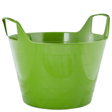 Soft building round bucket 29 L (khaki)
