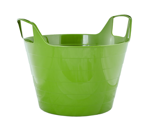 Soft building round bucket 29 L (khaki)