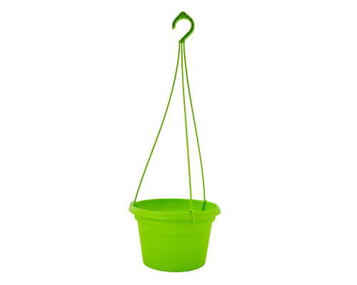 Flowerpot "Gloria" with hanger 20x13cm (olive)