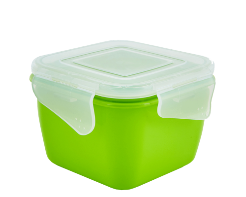 Universal container "Fiesta" square 0,9L (olive / transparent)