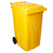 240L container for solid waste (dark yellow)