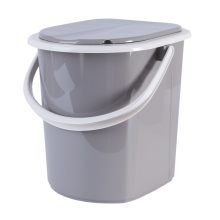 WC bucket 22L (cocoa / white rose)