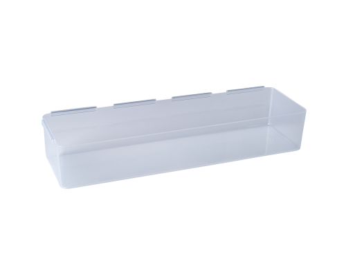 Universal tray 254x73x45mm (transparent)