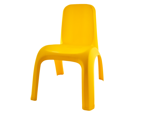 Children's chair (dark yellow)