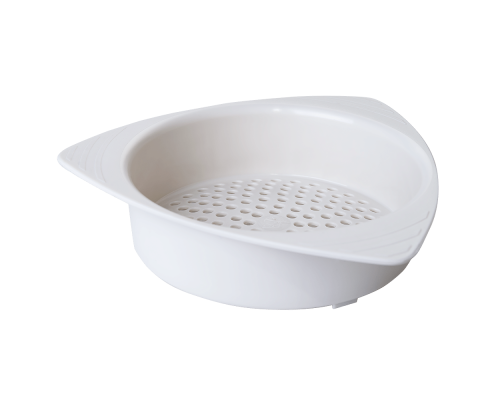 Colander for jar (white rose)