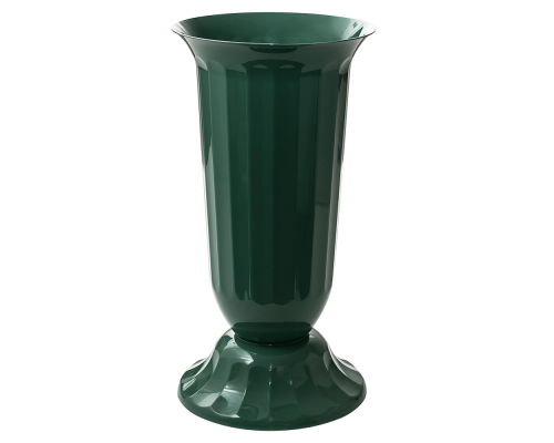 Flowerpot "Flora" with tray 51cm (green)