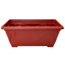 Flowerpot "Petunia" balcony 50,0x26,9cm (terracotta)