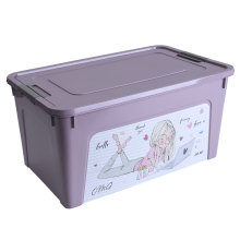 Container "Smart Box" with decor 27L (freesia, Girls)