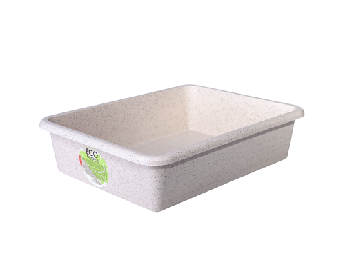 Universal tray 248x190x60mm ECO WOOD (white rose)